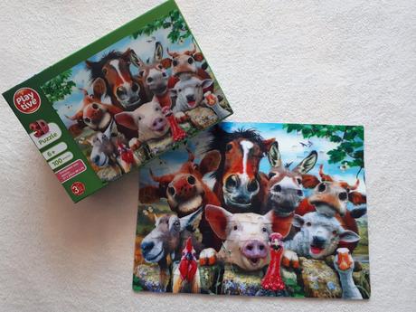 Playtive - 3d puzzle - legrační zvířátka ze statku,