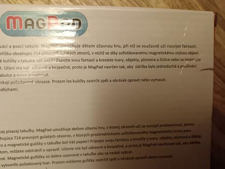 Nová magnetická kuličková kreslící tabulka, 