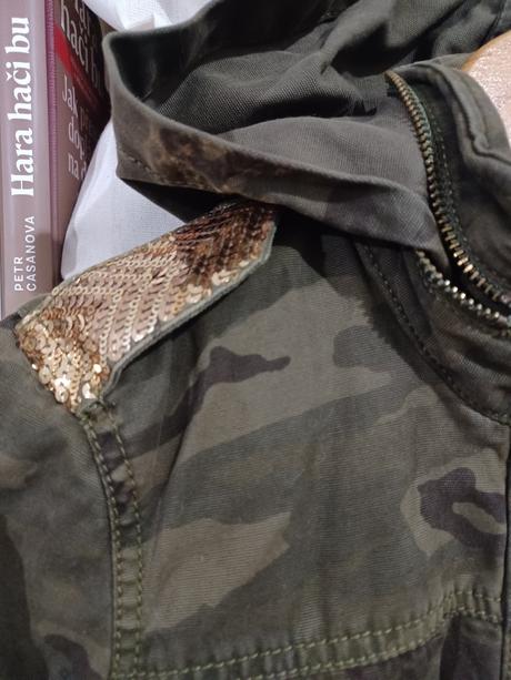 Army parka kabátek bunda tommy hilfiger xs/s, tommy hilfiger,s