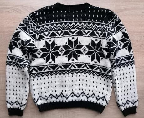 Teplý vzorovany svetr vel 122 - 128, george,122