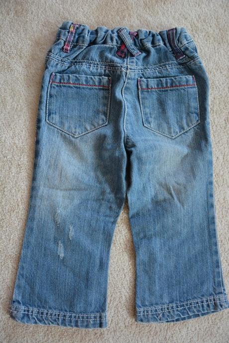 Kalhoty - rifle a džíny 12-18m, next,86