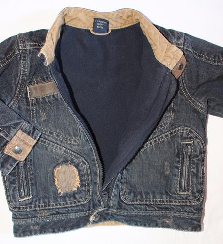 Ac4. riflová bunda podšitá flísem, next,86