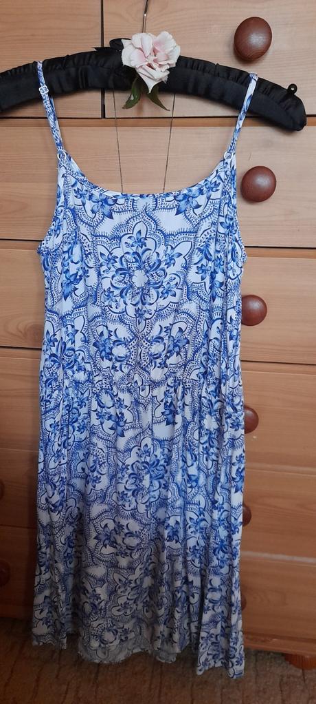 F&f viskózové květinové krátké šaty, f&f,40