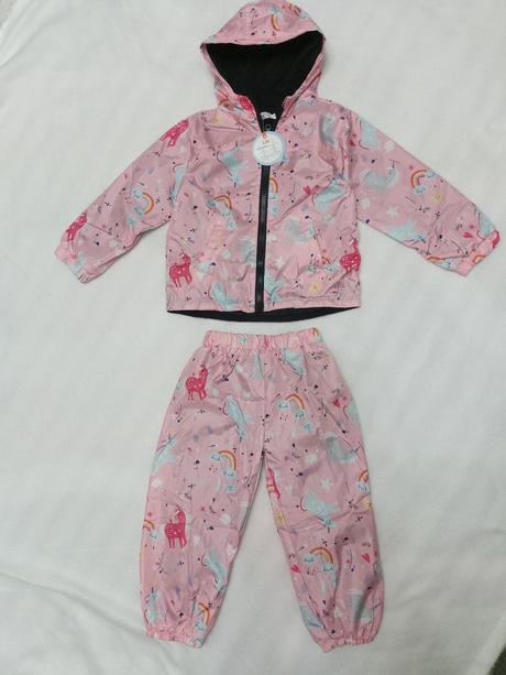 Nepromokavý termo set jednorožci, 92/98, 92 / 98