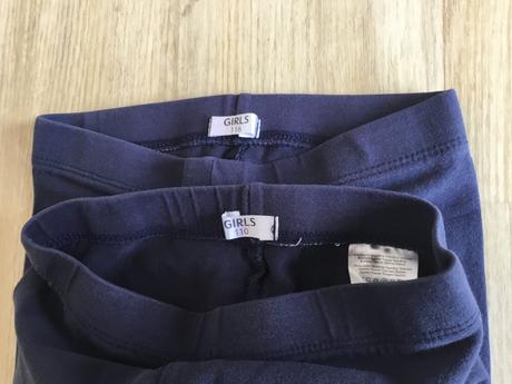 2x modré legíny vel. 110, pepco,110