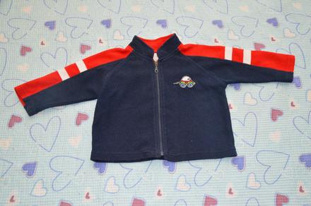 Fleesová mikinka s autíčkem, adams,80