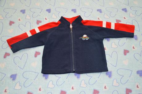 Fleesová mikinka s autíčkem, adams,80