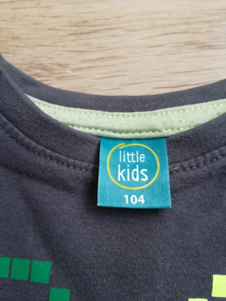 Dětské triko s dl.rukávem a nápise, vel. 104, pepco,104