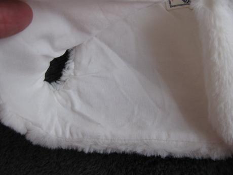 Luxusní kožešinová vestička mantaray v.0-3 měs., 62