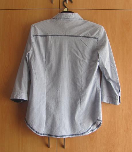 Modro-bílá proužkovaná košile, 40