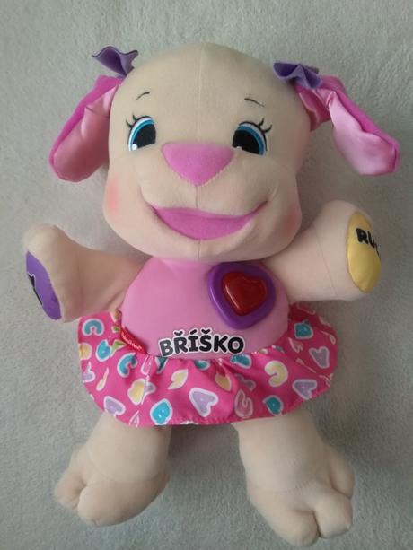 Mluvicí a zpívající pejsek od fisher price,