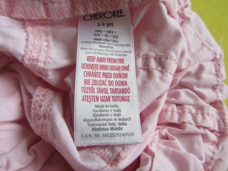 Plátěné kalhoty pro holčičku., cherokee,98