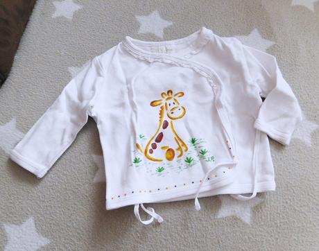 Zavinovací mikinka s žirafkou vel.62/68, 62