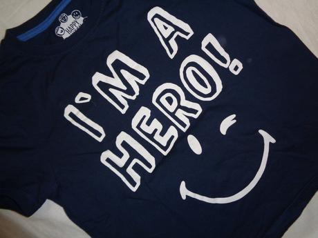 Super tmavomodré tričko s úsměvem 146/152, rebel,146