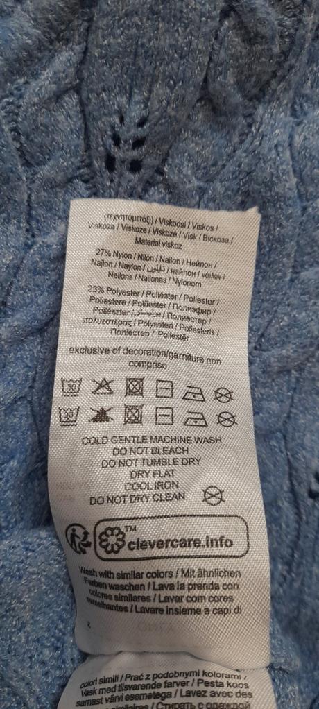 Only copánkový elegantní modrý svetřík, only,s