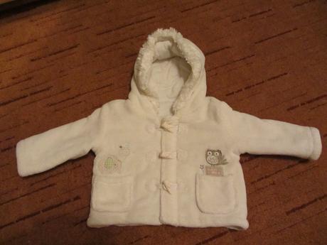 Bílý zimní kabátek., f&f,80