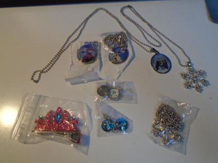 Frozen ledové království čelenka řetízek olaf elsa, 