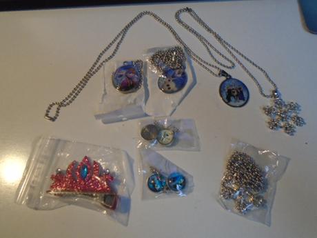 Frozen ledové království čelenka řetízek olaf elsa, 