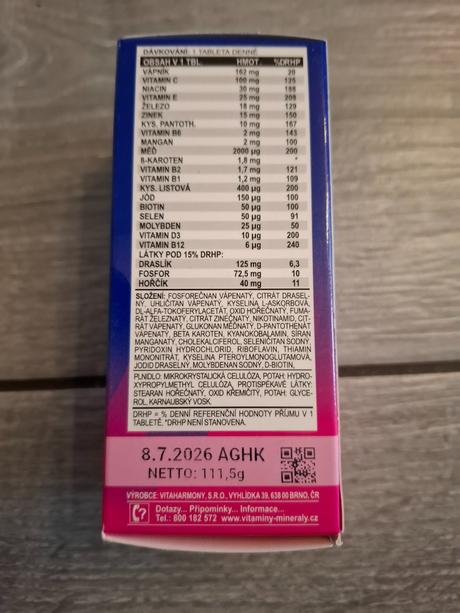 Nový gravital vitaminy, 