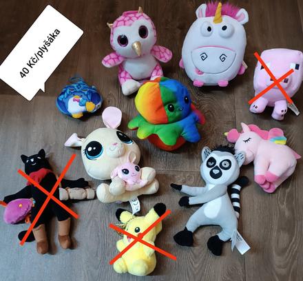 Plyšáci, plyšové hračky,