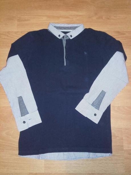 Polo s košeľovým vsadením jasper j. conran, debenhams,152