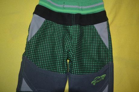 Podzimní bavlněné kalhoty na 7-12měs., kugo,74