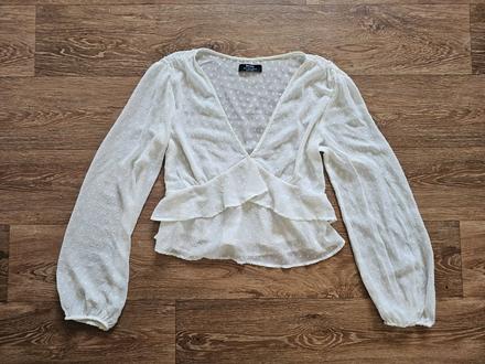 Průhledný top bershka vel. s, bershka,s