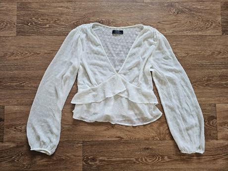 Průhledný top bershka vel. s, bershka,s
