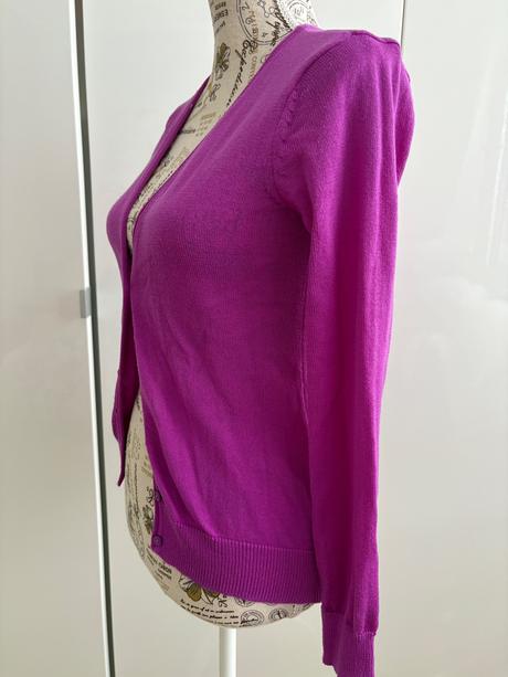Svetrik fuchsiove barvy/ fialova xs h&m, h&m,xs