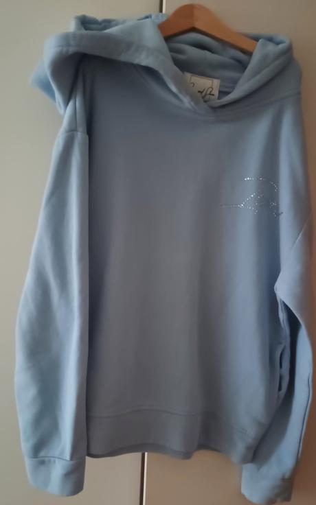 Krásná bavlněná mikina s kamínky vel.xs/s, xs