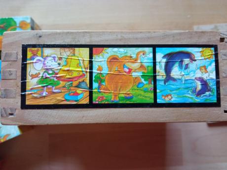 Puzzle s kostkama,