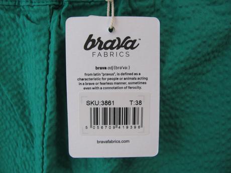 Oversize elas. bavlněné 7/8 zelené kalhoty brava, 38