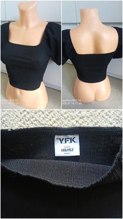 Crop top zn."y.f.k." vel."146/152", 146
