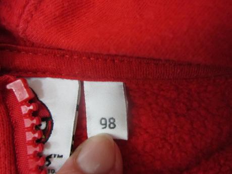 Bavlněná mikina s kapucí, c&a,92