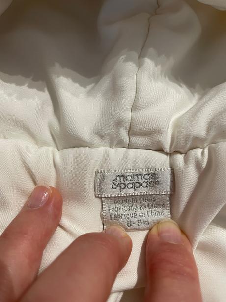 Kombinéza přechodová chlupaťoučká - v.6/9 měs, mamas & papas,74