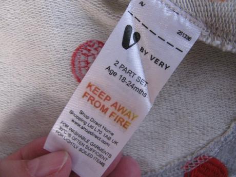 Hezká bavlněná sukně s puntíky, teplákovina, 92