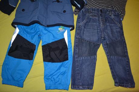 Zimní bunda next,2x kalhoty,triko v.86, next,86