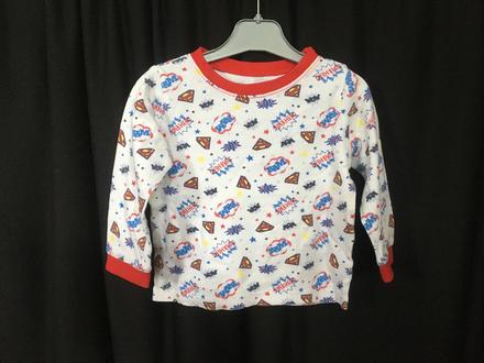 Vel. 86 pyžamové triko s nápisy, 86