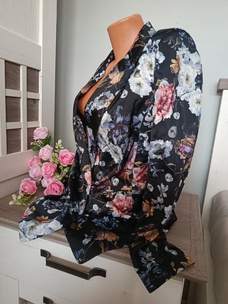 Květované sako, h&m,38