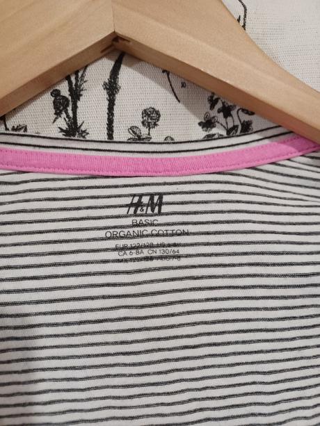 Pruhovaný kardigan h&m 122/128, h&m,128
