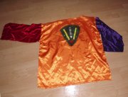 Karnevalová saténová halena xxl, 