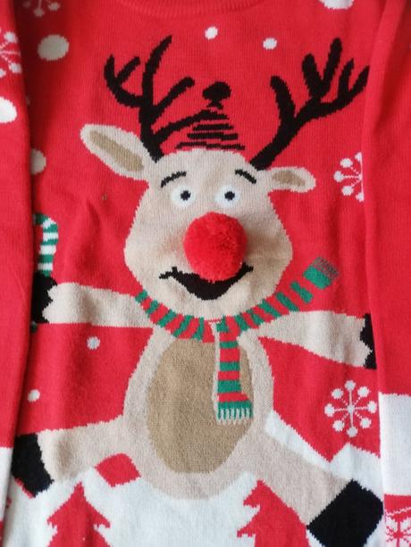 Svetr vánoční, vel. 140/146, zn.bonprix., 140