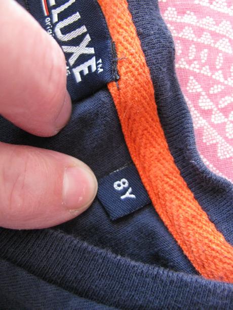 Tmavě modré bavlněné tričko s lebkou deeluxe, 128