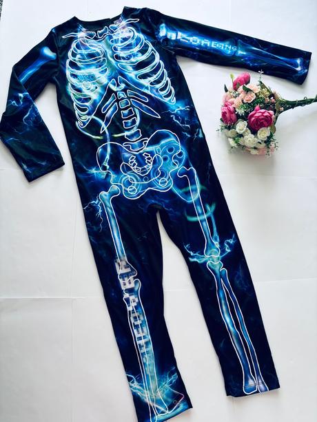 K5/ kostým kostlivce- v.9/10 let, 