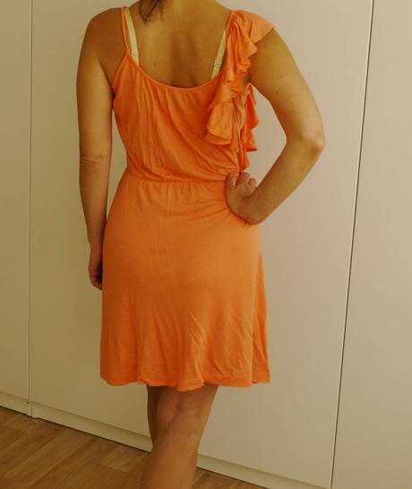 Oranzove mini saty vel.xs - mango, mango,xs