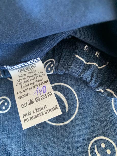 Legíny & elasťáky se smajlíky arex vel. 140, arex,140