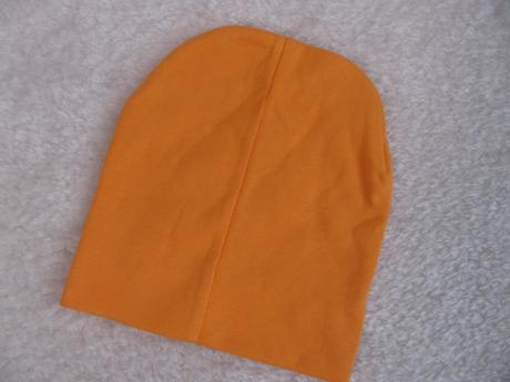 Oranžová dvojitá čepice, 98