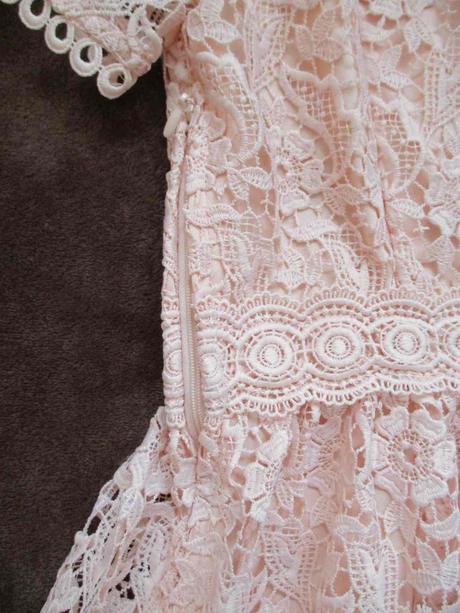 Dámské šaty krajkové meruňkové orsay m, orsay,m