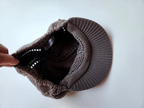 Pletená bekovka s kamínky vel. 7-10 let, tu,128