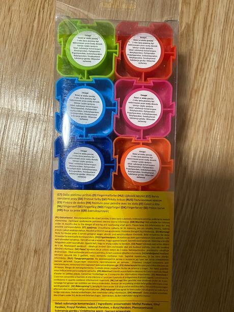 Prstové barvy - coloring kids, 